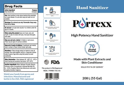 Purrexx Label 208 L (55 Gal) 70  V3